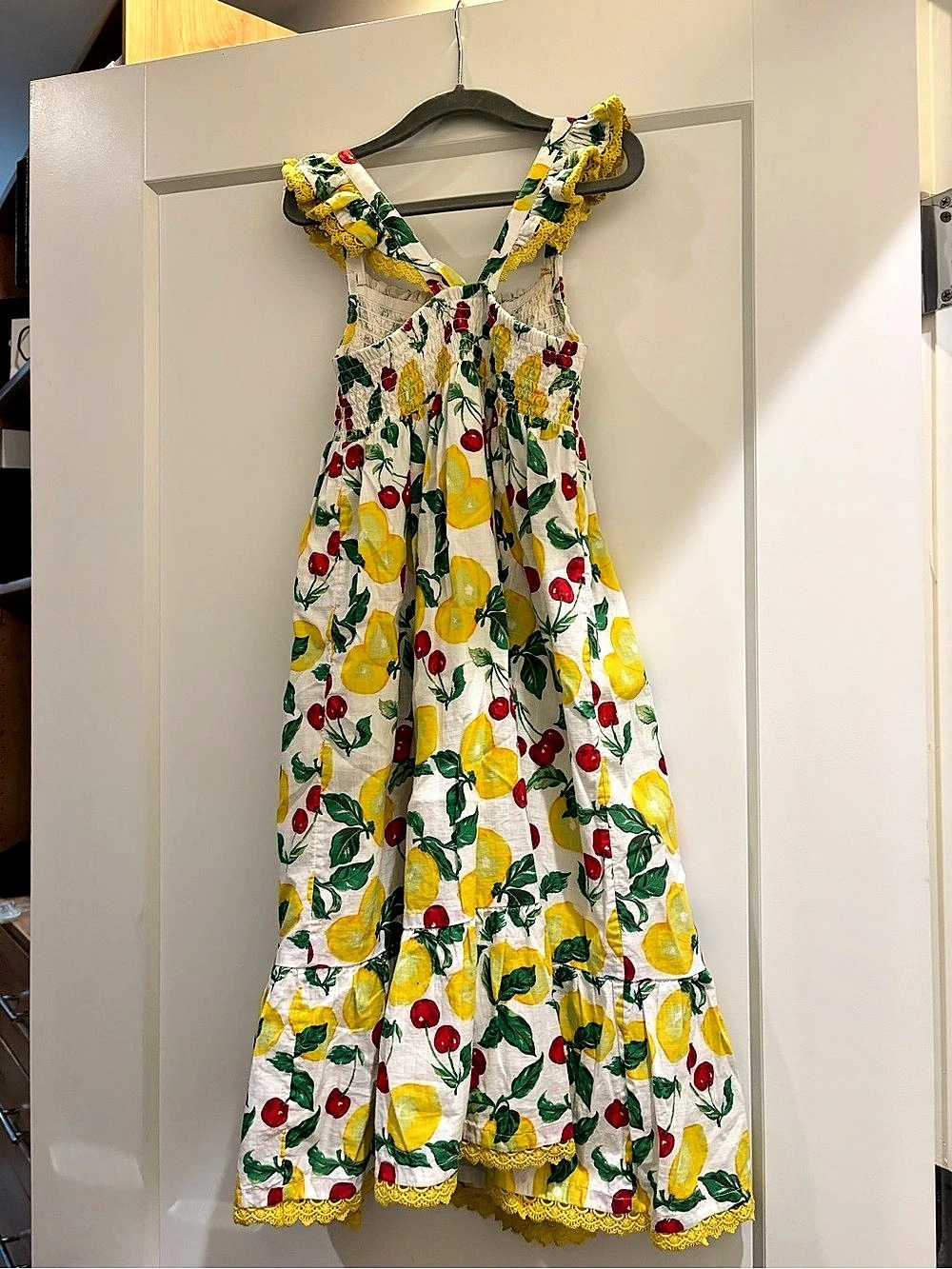 Mini Boden Floral Girls Dress Size 6-7Y
